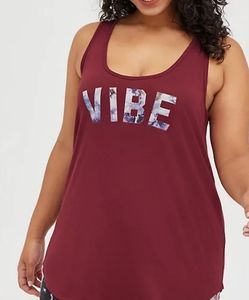 Torrid Vibe Wicking Performance Active Tank 1X